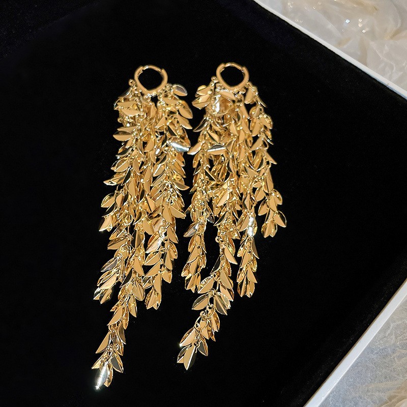 8# Broche para oreja - Dorado