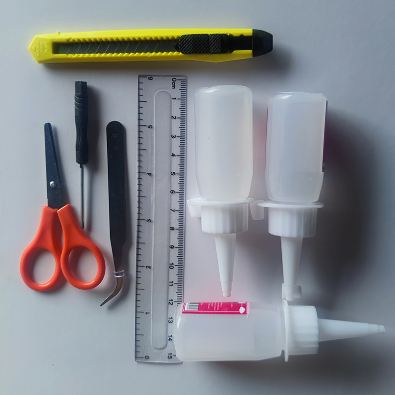 5 tools + 3 alcohol glue