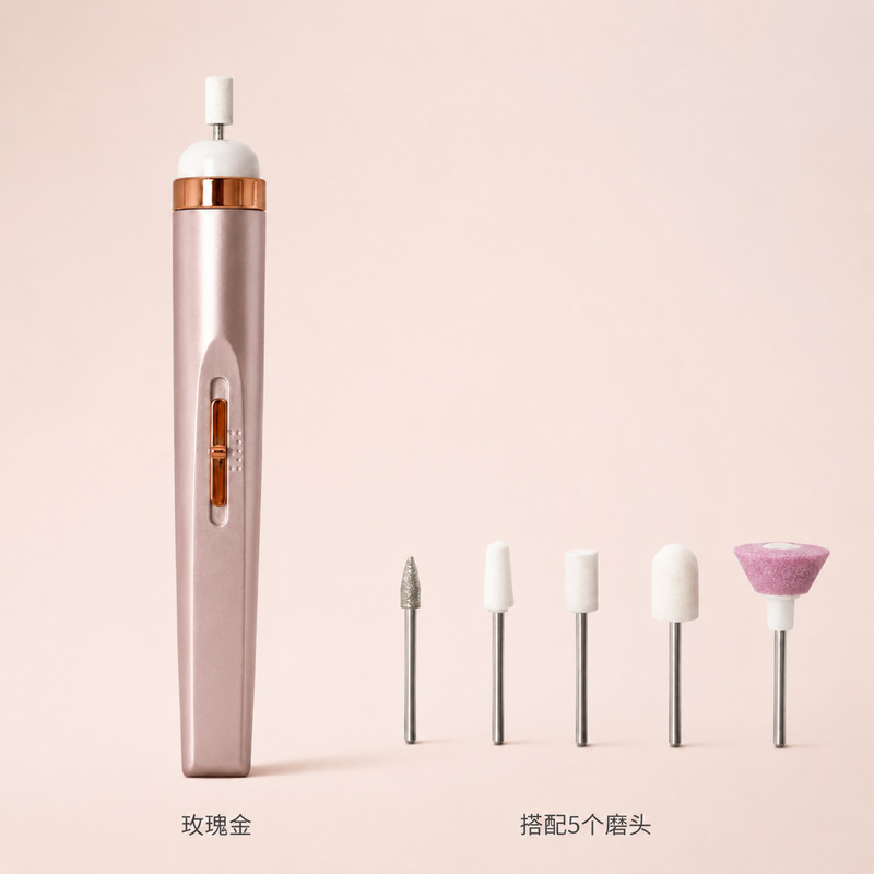 Oro rosa [Estándar con cinco cabezales de pulido + manual + cable de datos]
