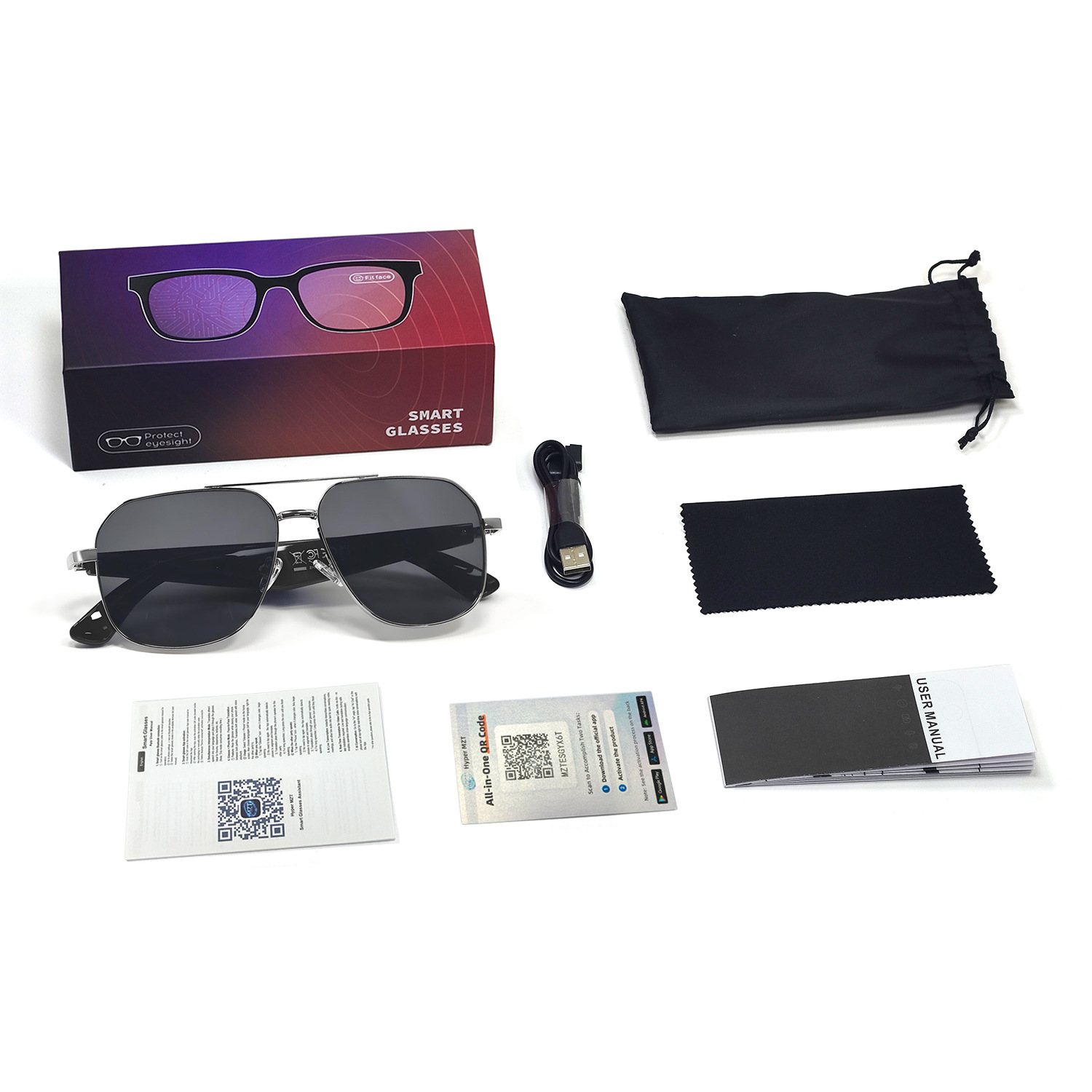 Silver frame - A